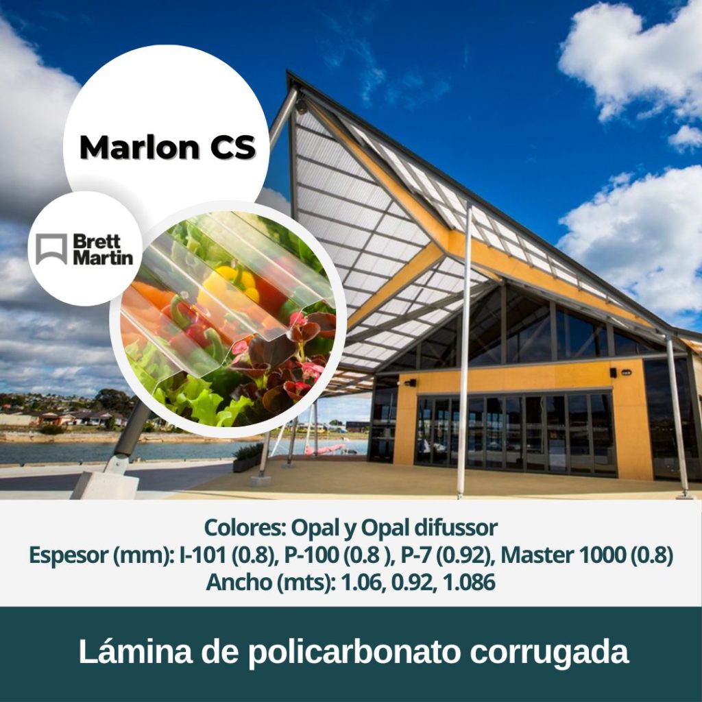 Lámina Policarbonato Marlon CS